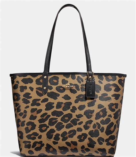 leopard print coach purse outlet.